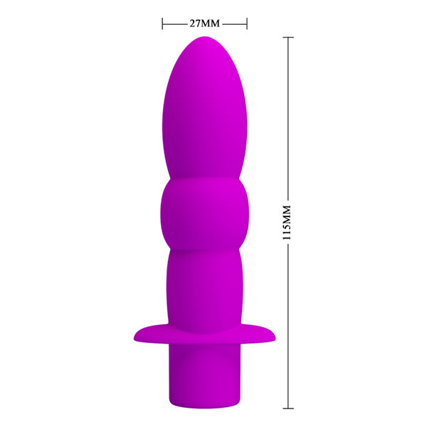 Ljubičasti analni vibrator 10 režima vibracije