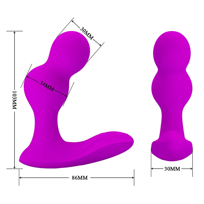 Analni vibrator sa bezicnim daljinskim - Terrance