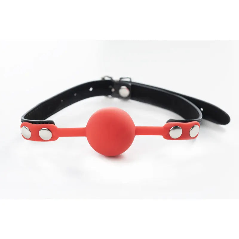 Crvena silikonska kugla za usta Red Silicone Ball Gag