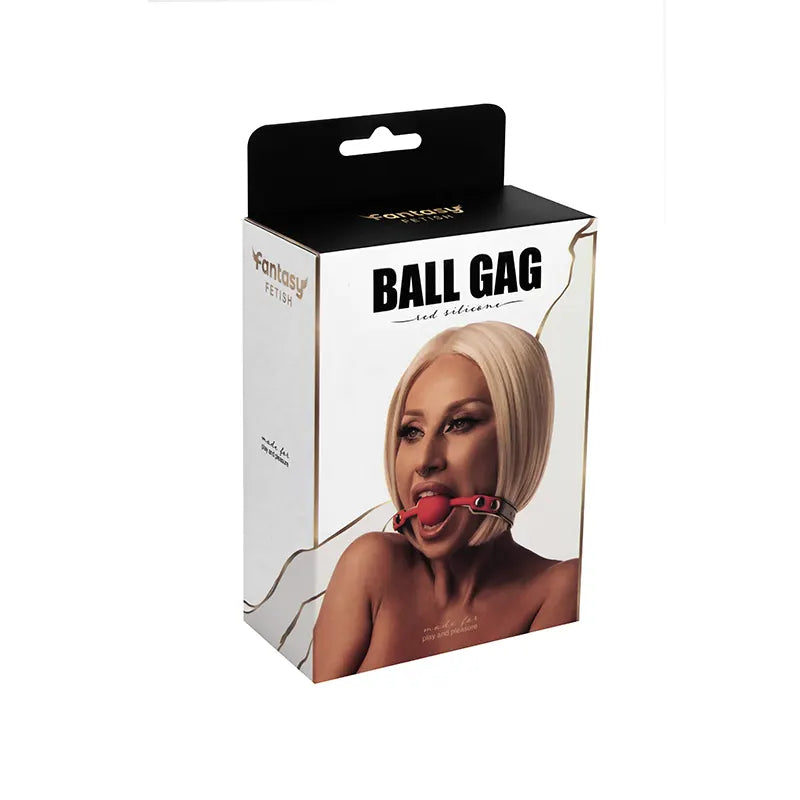 Crvena silikonska kugla za usta Red Silicone Ball Gag