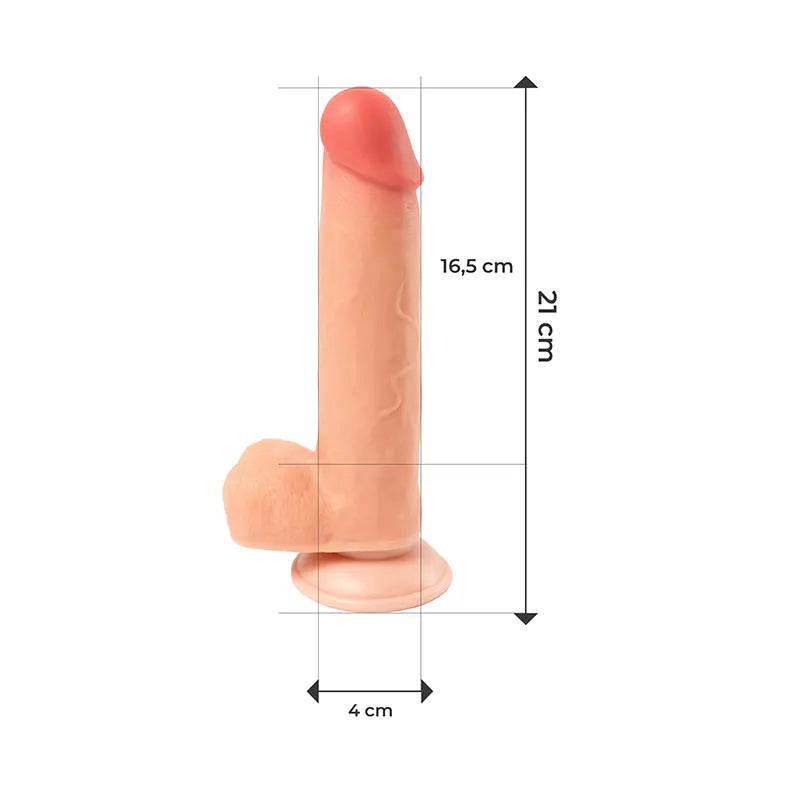 Dildo sa kožicom koja se pomera - Coeus