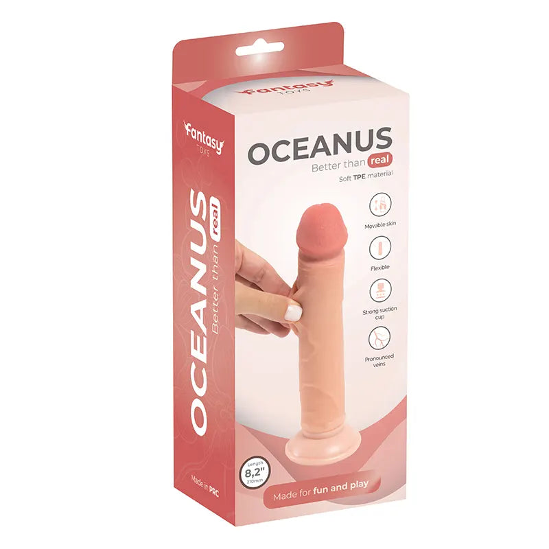 Dildo sa kožicom koja se pomera - Oceanus