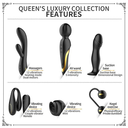 Elegantni Set Vibratora Queens Luxury Collection