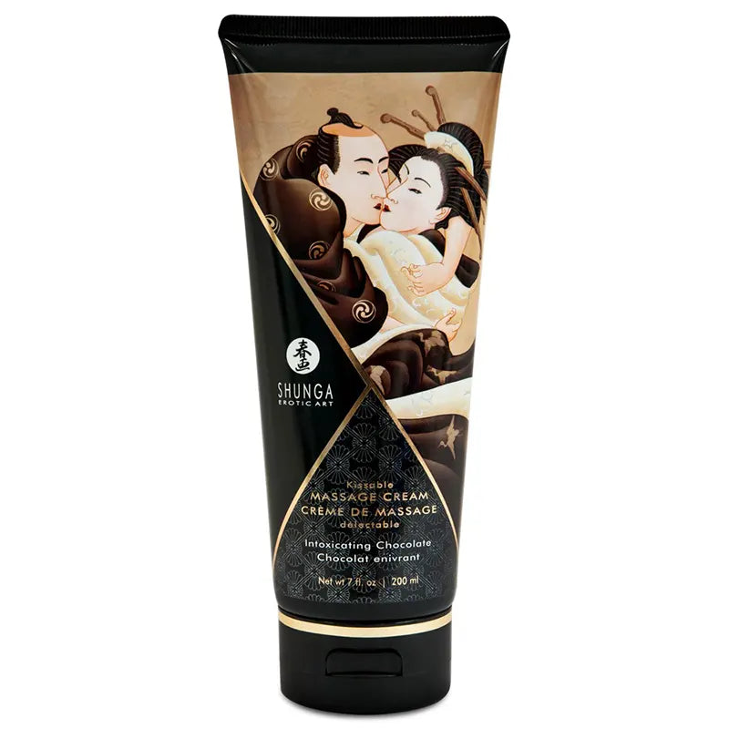 Krema za masažu sa ukusom čokolade Shunga Kissable Massage Cream Chocolate