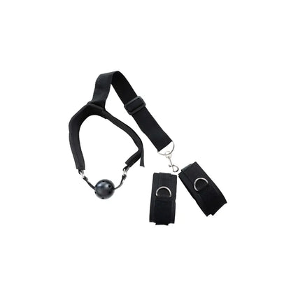 Kugla za usta i vezovi za ruke Ball Gag & Wrist Straps