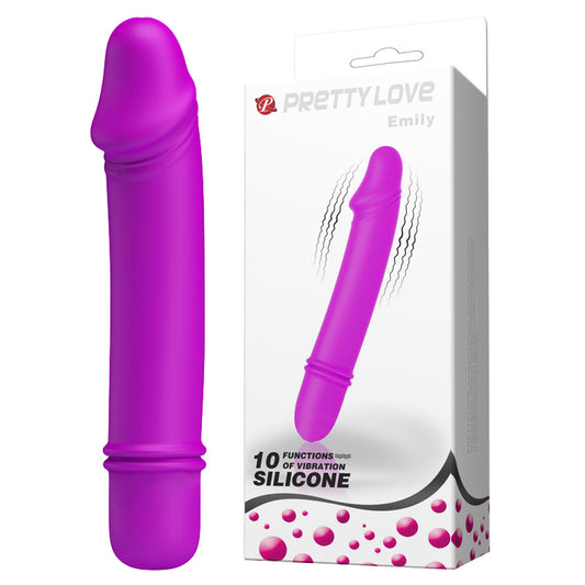 Ljubičasti Silkonski Vibrator - Emily