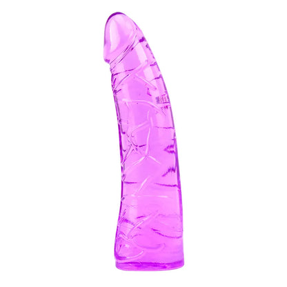 Ljubicasti TPE dildo 19cm