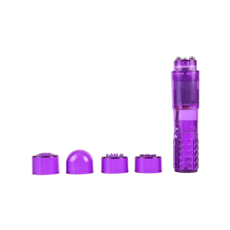 Multifunkcionalni Plasticni Vibrator THE ULTIMATE MINI MASSAGER Purple