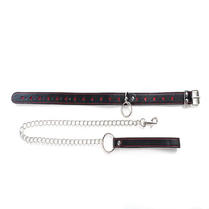 Ogrlica srce sa povodcem Heart Collar and Leash