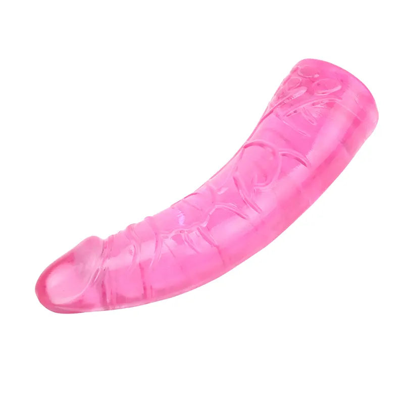 Roze TPE dildo 19cm