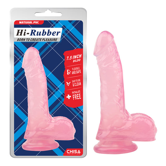 Roze dildo sa testisima 20cm