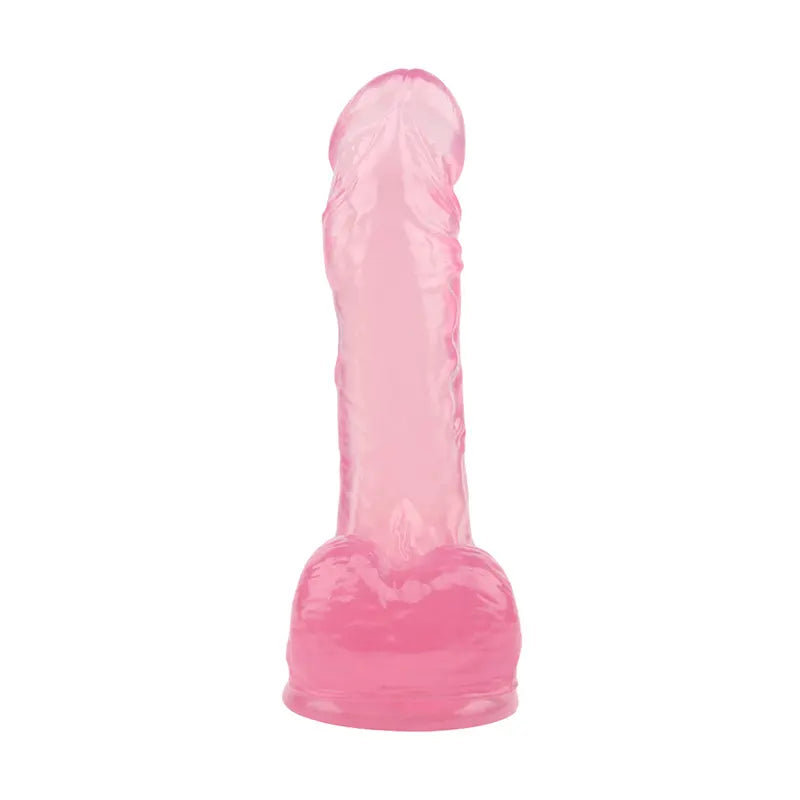 Roze dildo sa testisima 20cm