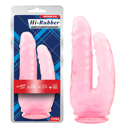 Roze dildo za duplu penetraciju - 25cm