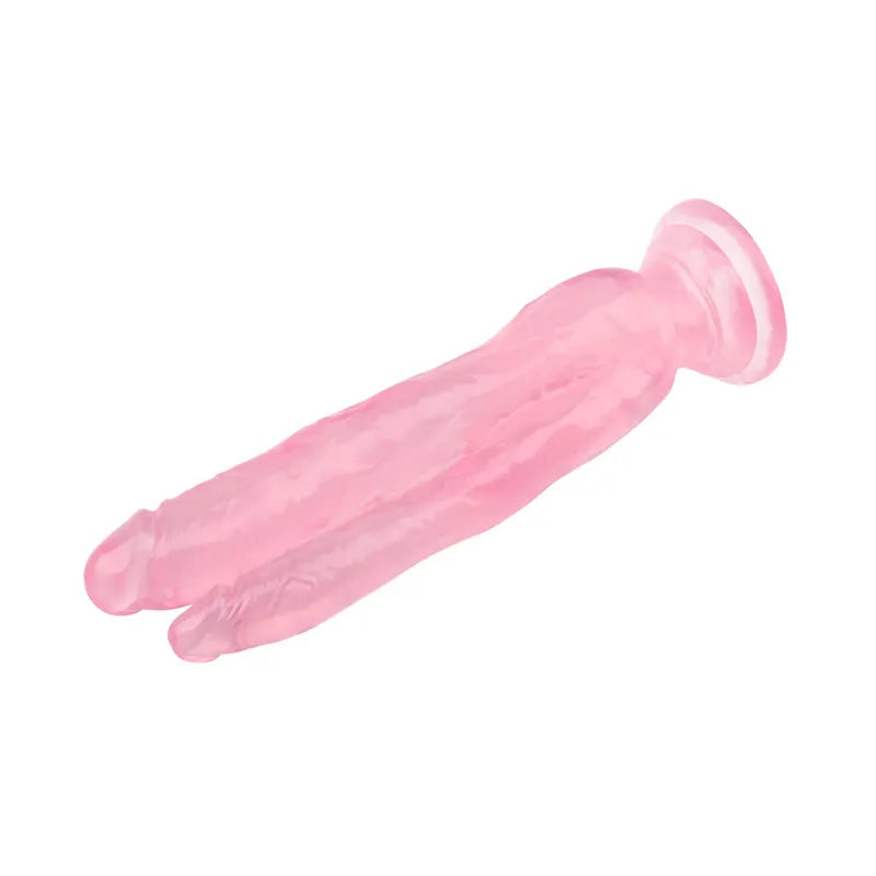 Roze dildo za duplu penetraciju