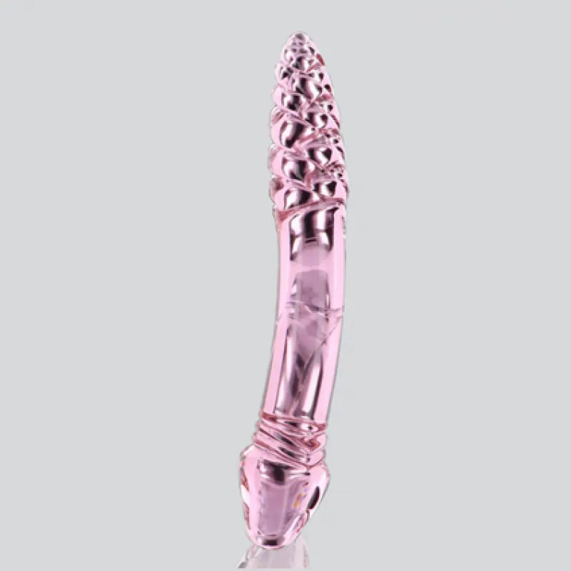 Roze stakleni dildo