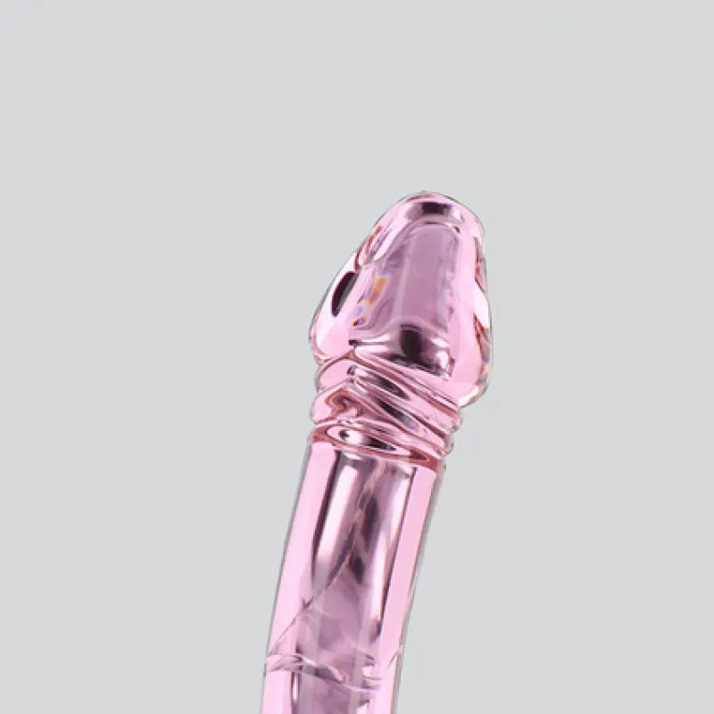 Roze stakleni dildo