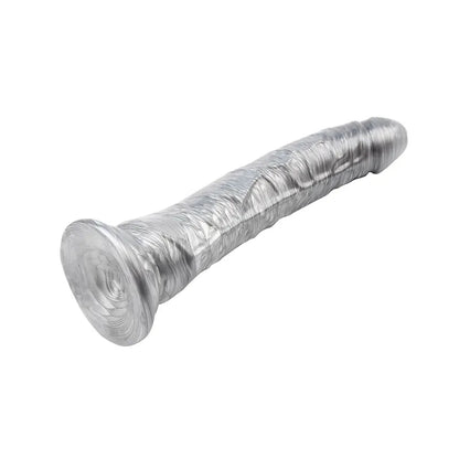 Srebrni Dildo 22cm Mike Hawk Silver