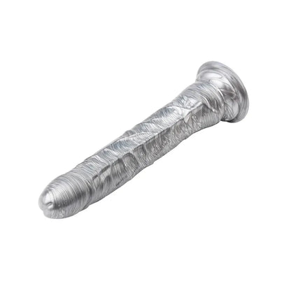 Srebrni Dildo 22cm Mike Hawk Silver