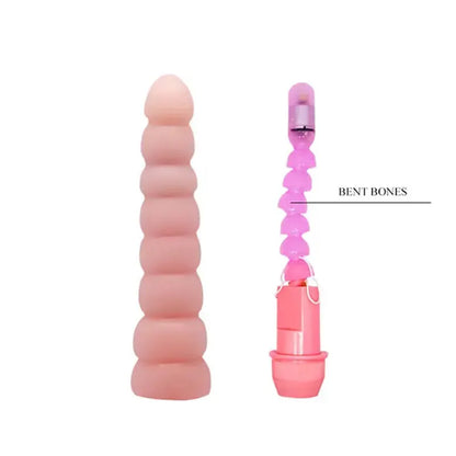 Rebrasti analni vibrator 16cm