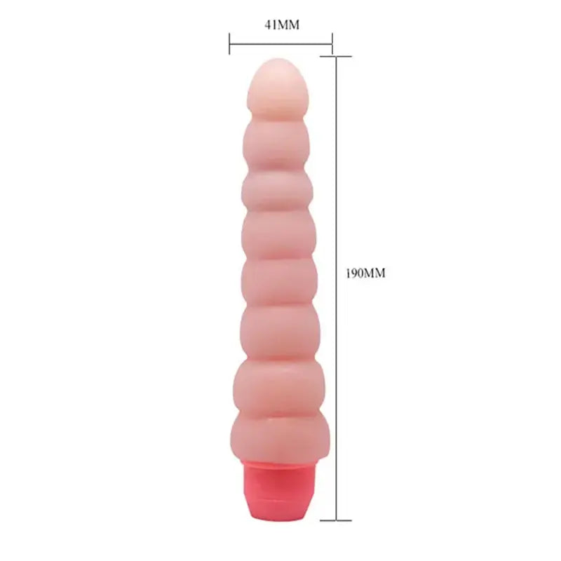 Rebrasti analni vibrator 16cm