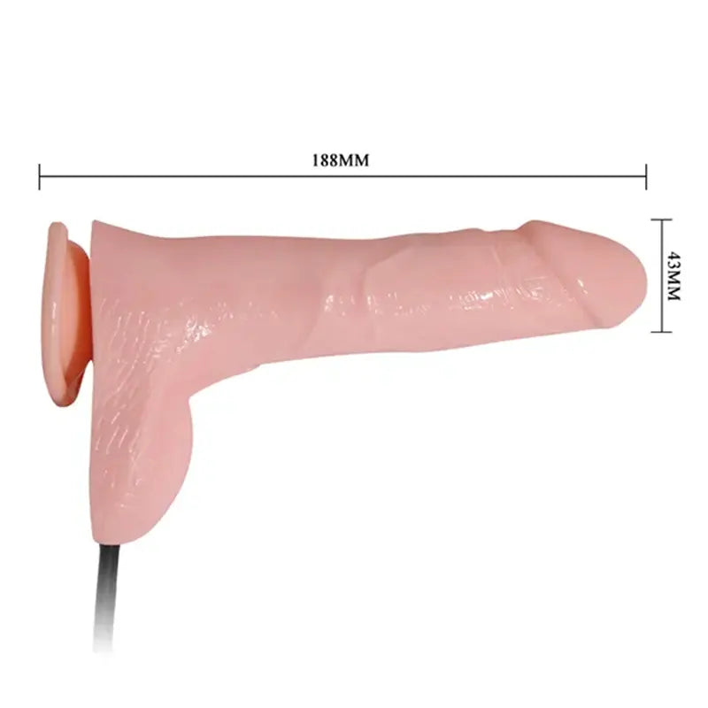 Realističan dildo na naduvavanje