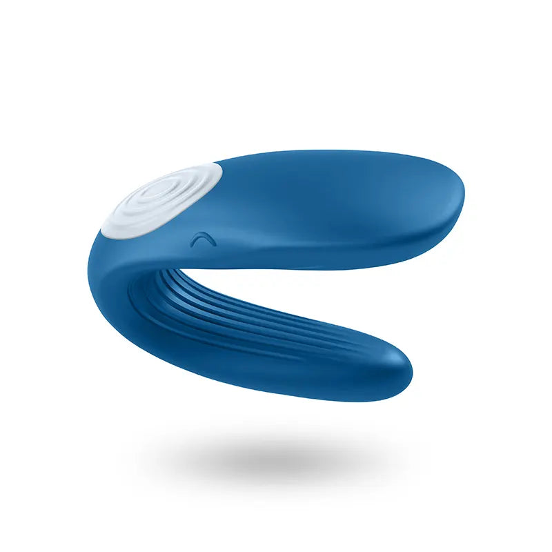 Plavi vibrator za parove - Satisfyer Double Whale