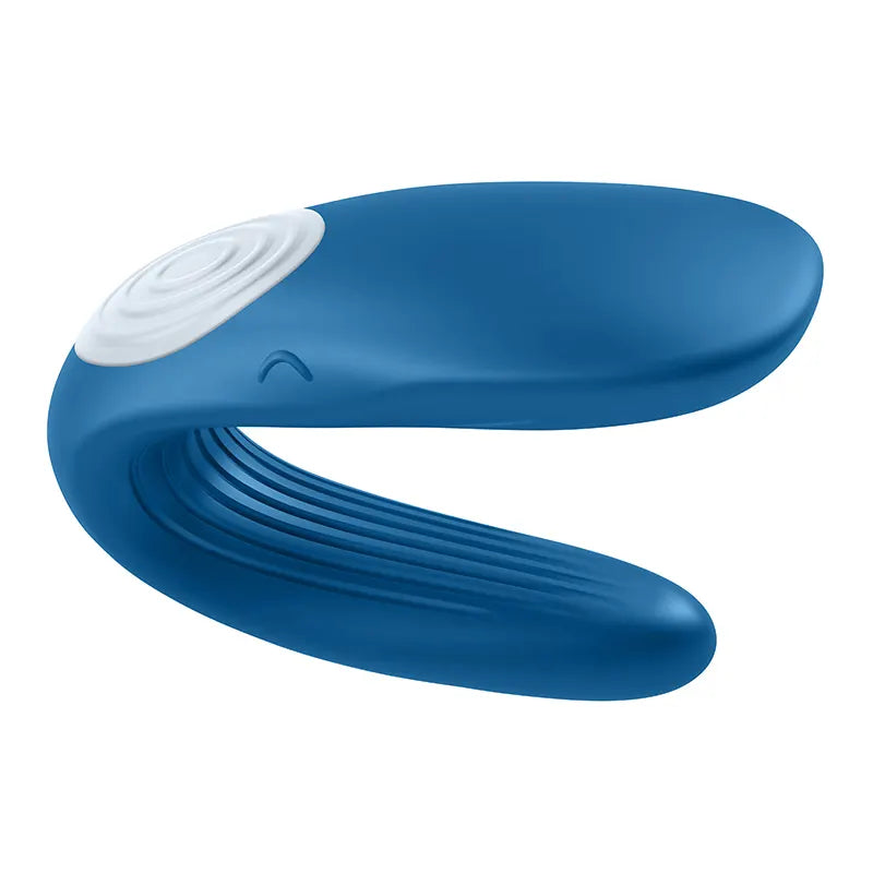 Plavi vibrator za parove - Satisfyer Double Whale