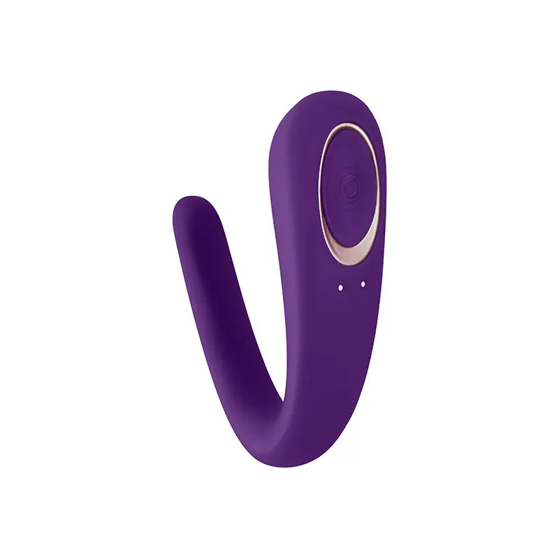 Vibrator za parove ljubičaste boje - Satisfyer Double Classic